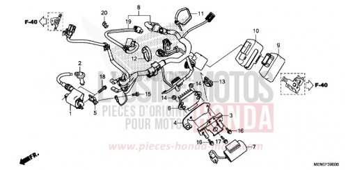 WIRE HARNESS CRF450RD de 2013